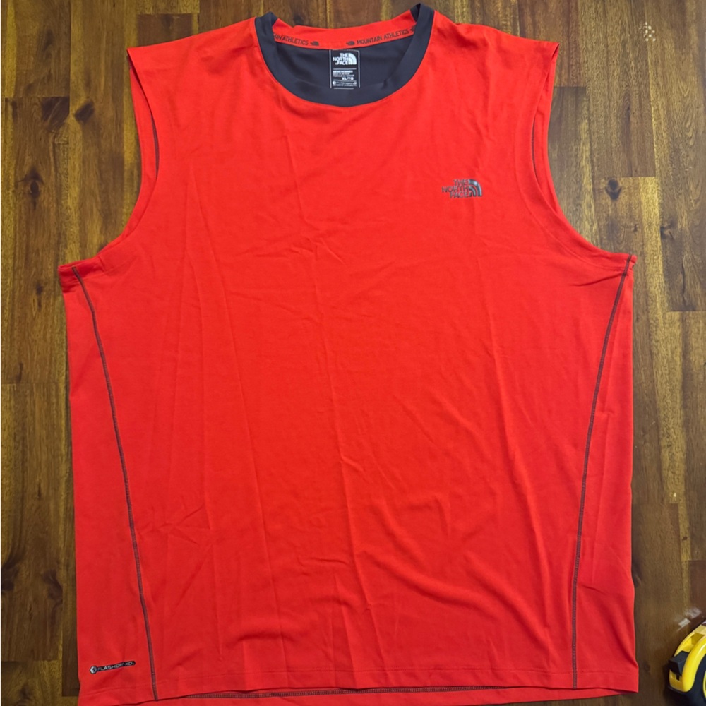 The North Face Men's Bright Red Tank Top XL